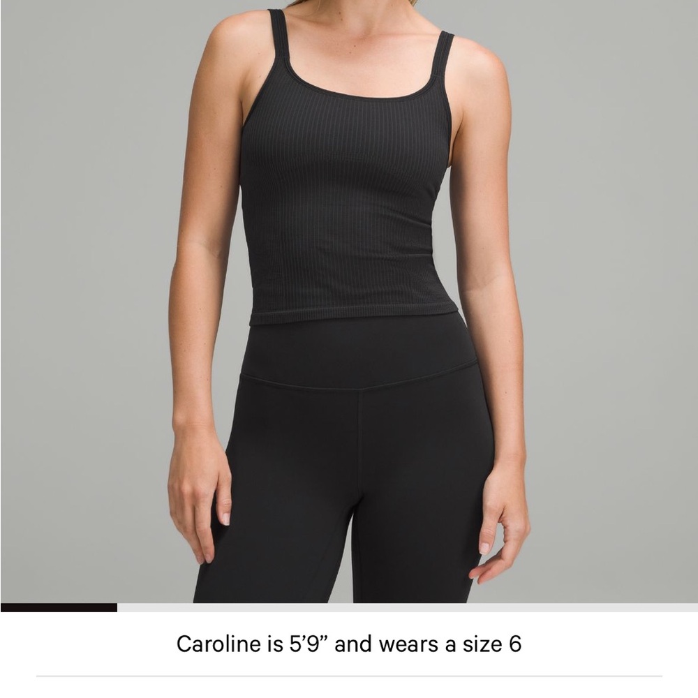 Lululemon Cropped Ebb  to Street Tank size 10